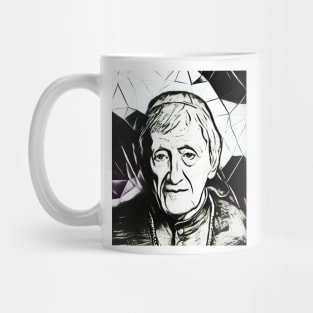 John Henry Newman Black and White Portrait | John Henry Newman Artwork 3 Mug